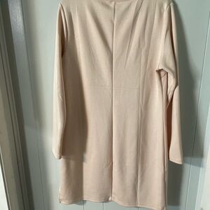 Elegant Cream Long Sleeve Dress sz. Lg